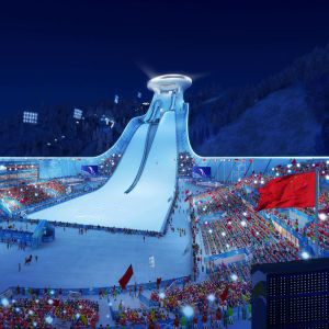 2022北京冬奥会跳台滑雪场
